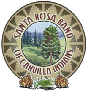 A logo for the santa rosa band of cahuilla indians