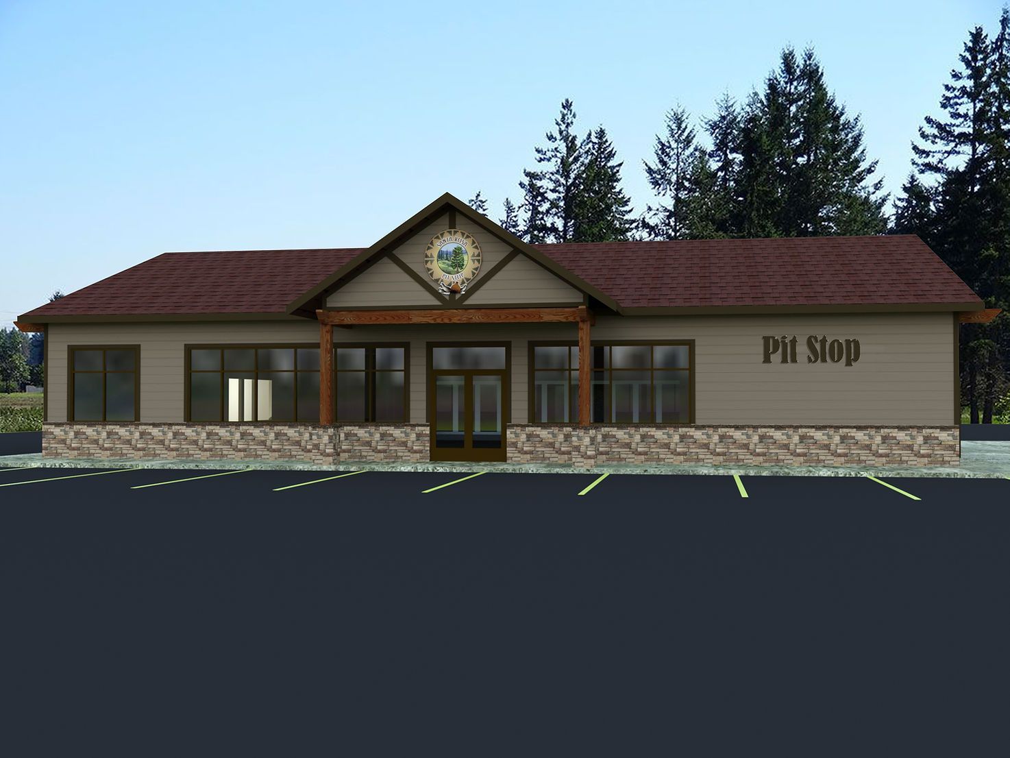 An artist 's impression of the pm shop