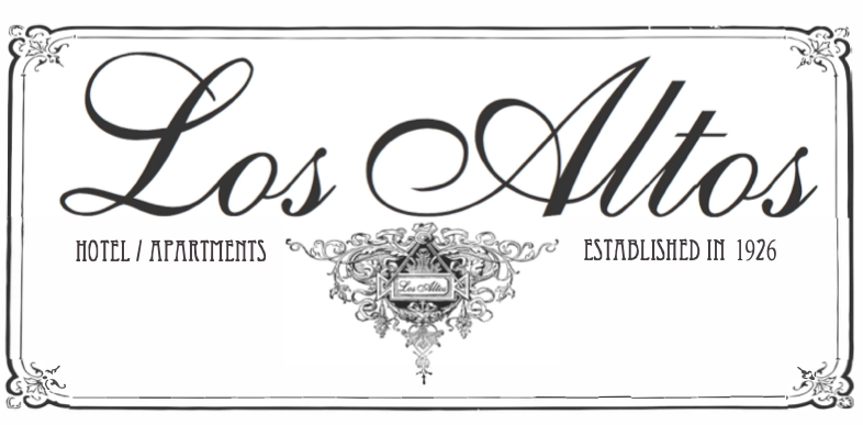The Los Altos Apartments - logo header, go to homepage