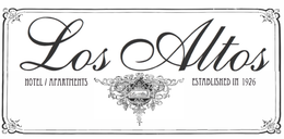 The Los Altos Apartments Logo - header, go to homepage