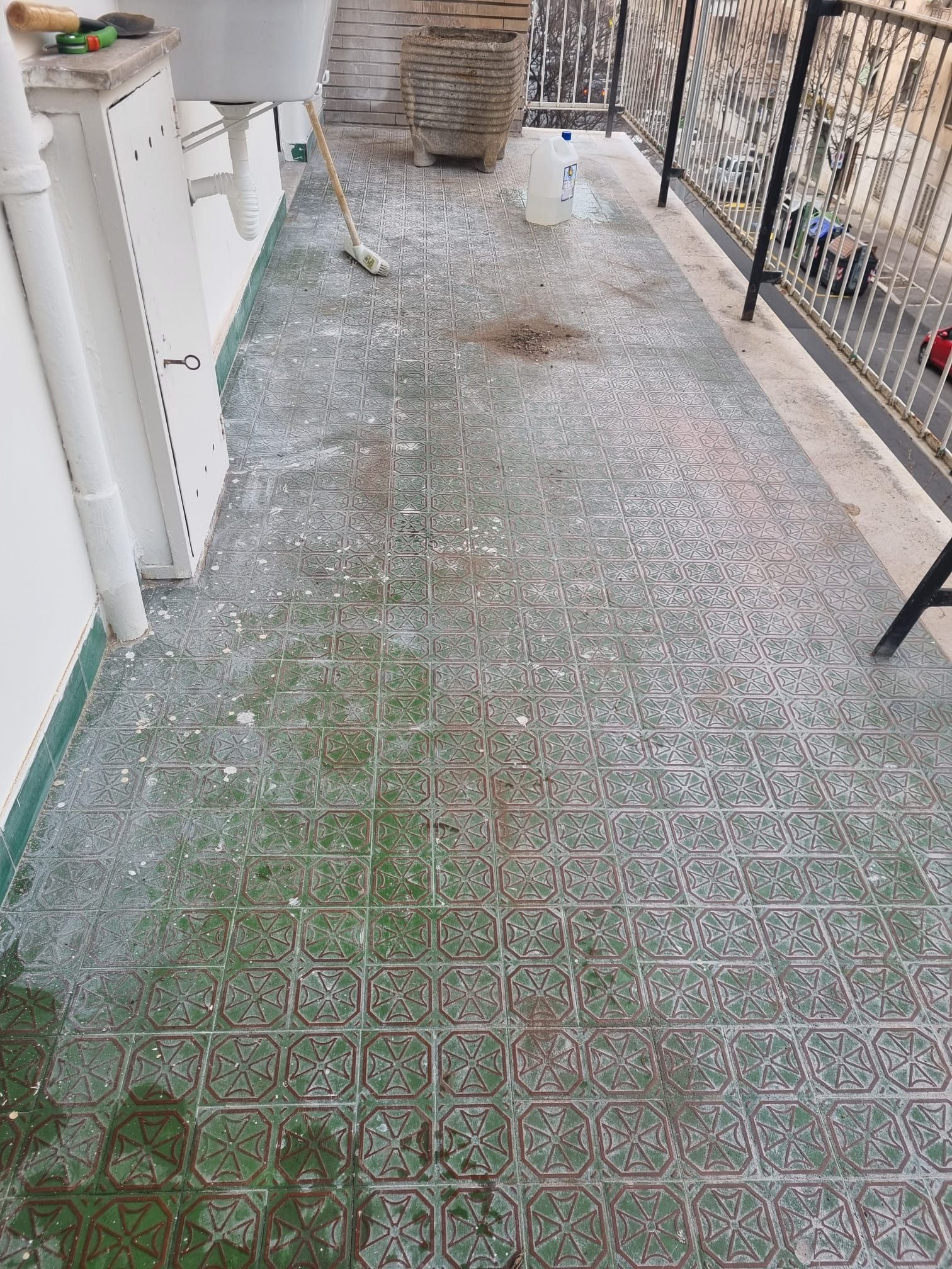 pulizia pavimenti esterni dopo cantiere