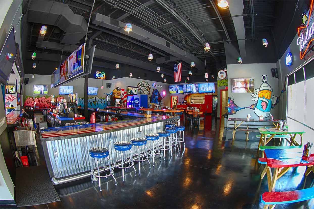 Restaurant Interior - Jacksonville, FL - Graffiti Junktion