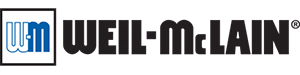 Logo for Weil-McLain, with a square containing 