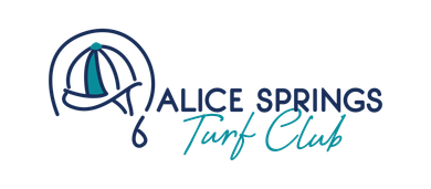 The logo for the alice springs turf club has a sailboat on it.