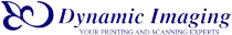 Logo of "Dynamic Imaging", with text "YOUR PRINTING AND SCANNING EXPERTS".