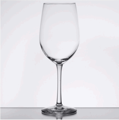 Tall wine glass