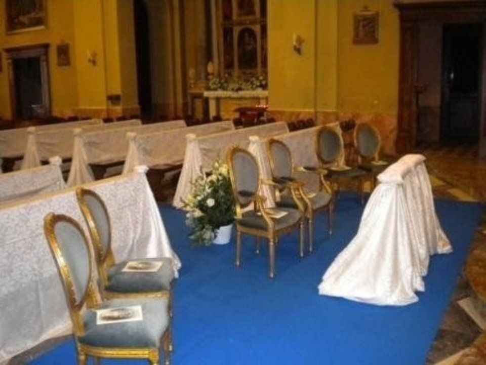 allestimento chiesa