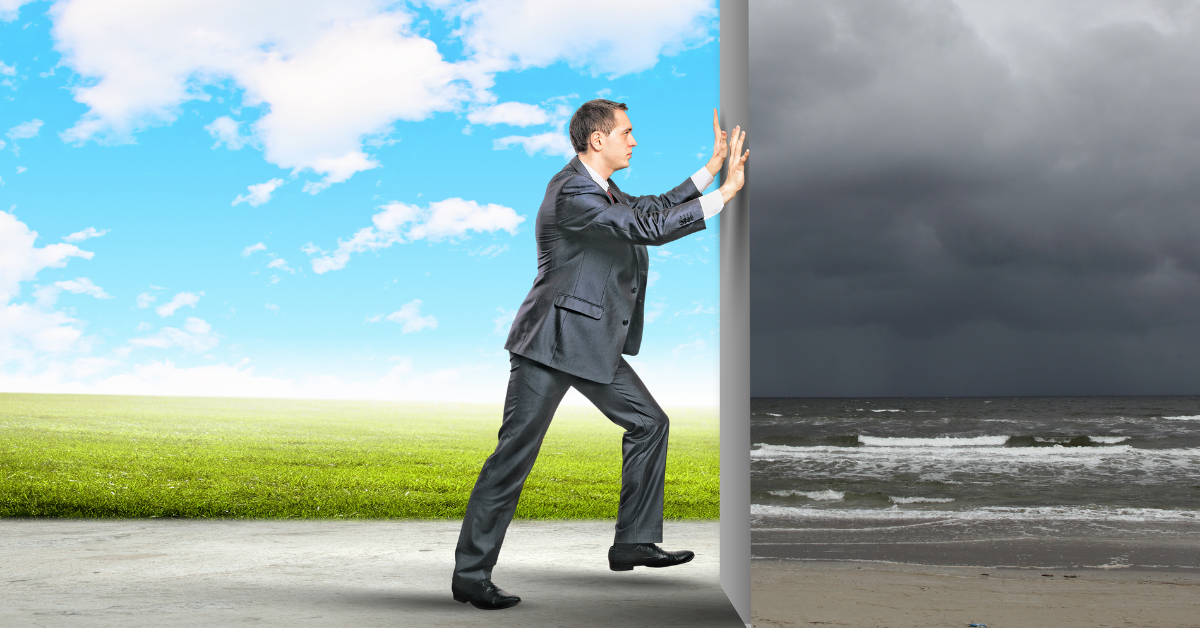 business owener changing the scenery of his workplace