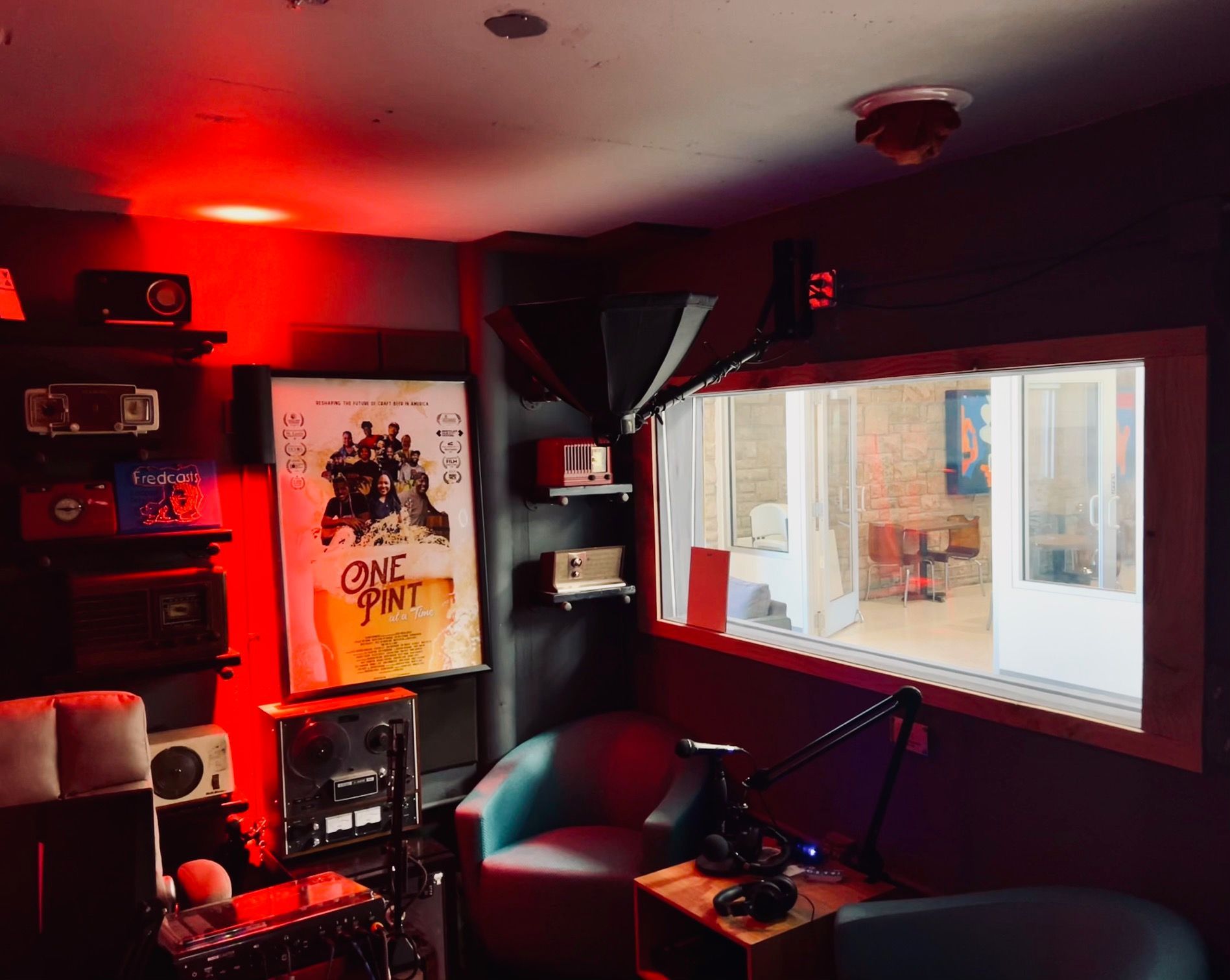 podcast studio inside bridge space podcast studio inside bridge space lee's summit