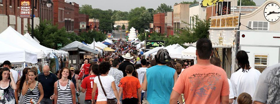 Local lees summit residents exploring lees summit downtown days