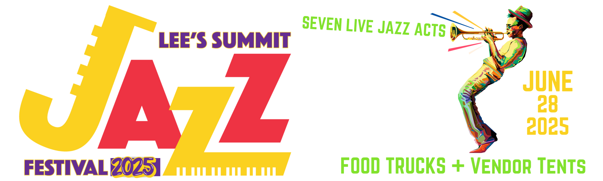 A poster for lee 's summit jazz festival 2024