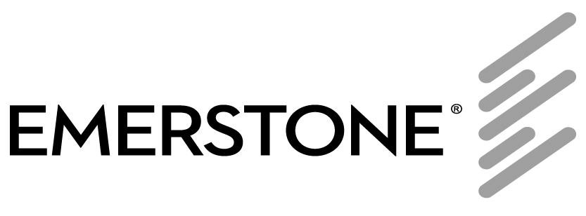 a black and white logo for a company called emerstone
