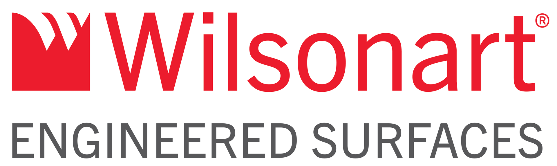 wilsonart engineered surfaces logo on a white background