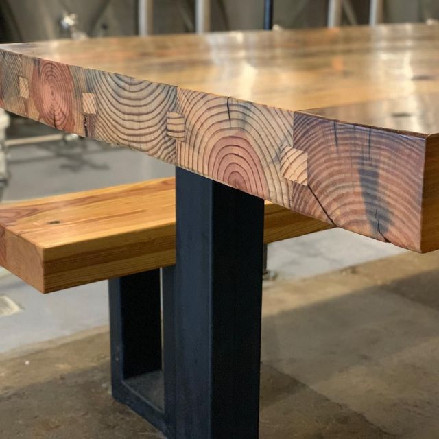 wood table