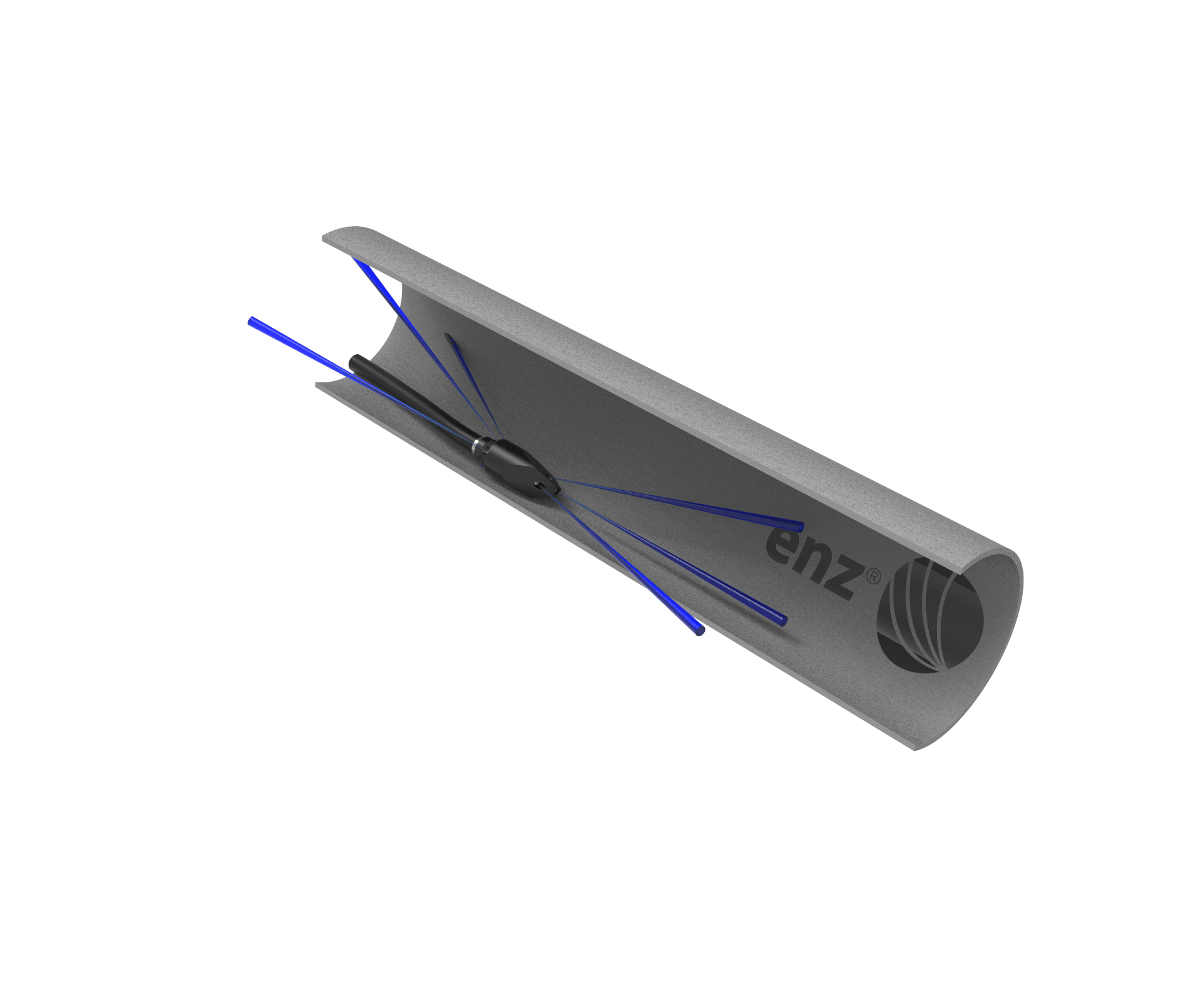 Unclogging tool in a pipe