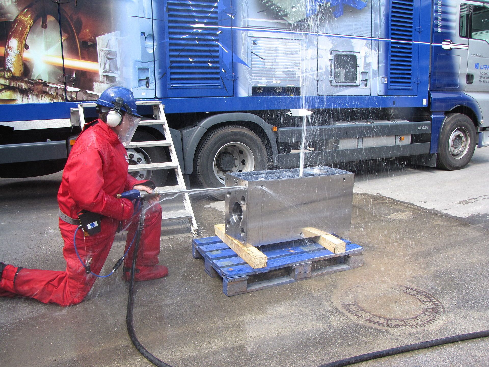 Hydrodécapage