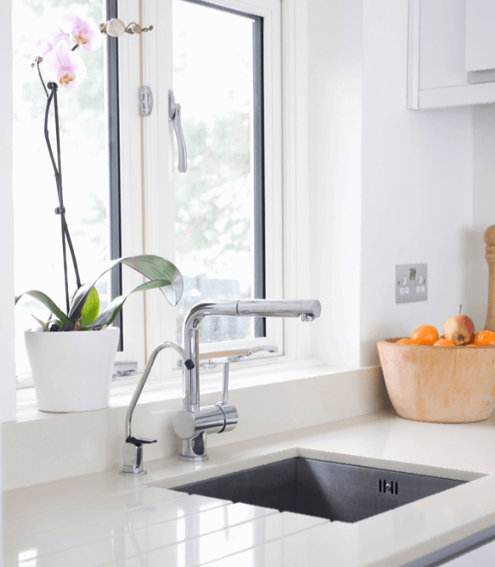 Modern kitchen sink