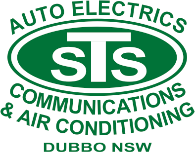 A green logo for auto electrics communications and air conditioning
