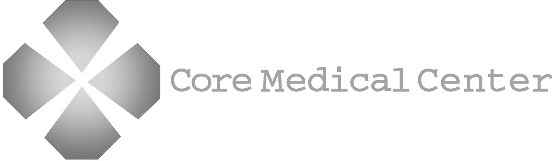 Un logo in bianco e nero per il centro medico principale