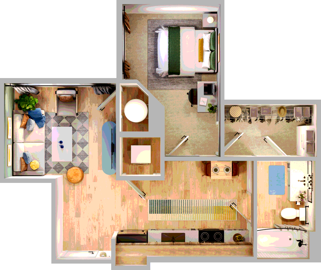 740 Techwood Camellia floor plan