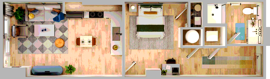 740 Techwood Indigo floor plan