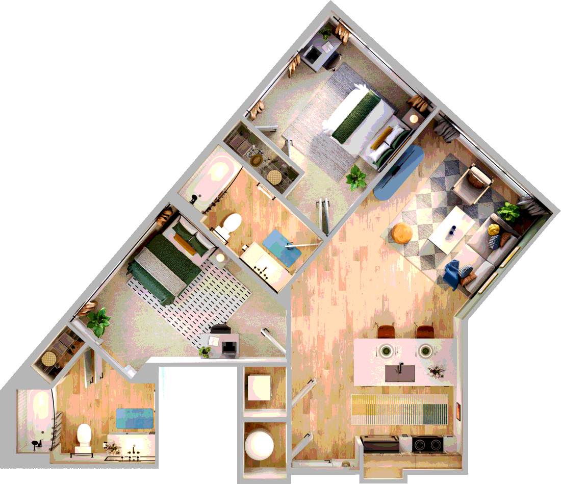 740 Techwood Willow floor plan