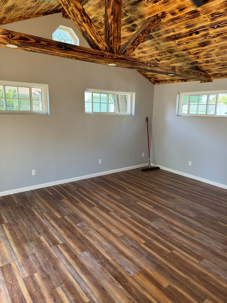 Empty room of a newly built home.