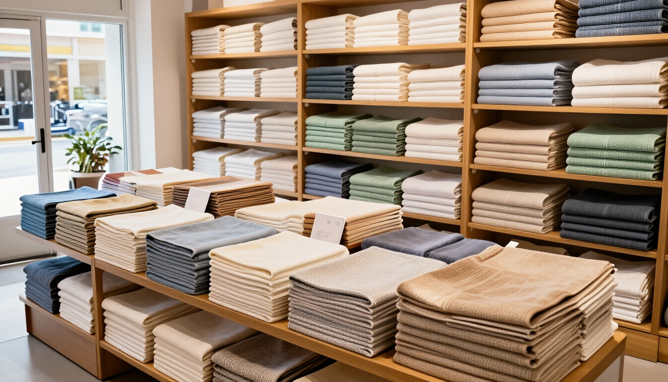 Textiles para el hogar organizados para comprar blanquería por mayor