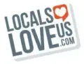 LocalsLove.com logo in gray with an orange heart icon
