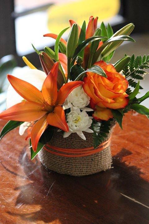 piantina con fiori