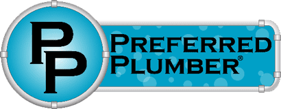 Logo for Preferred Plumber: Two black 