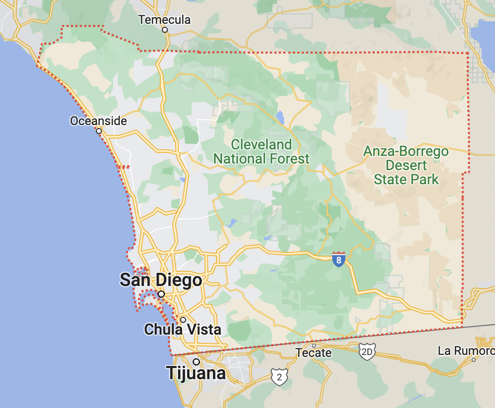 San Diego County, California