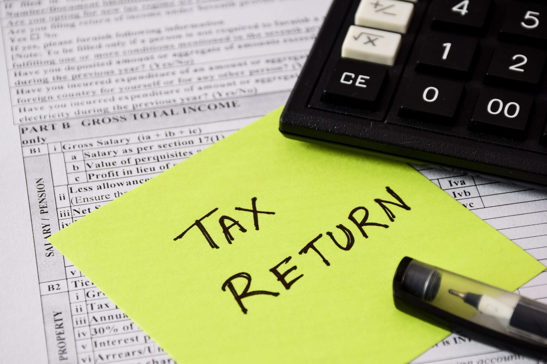 Computation of Tax Return