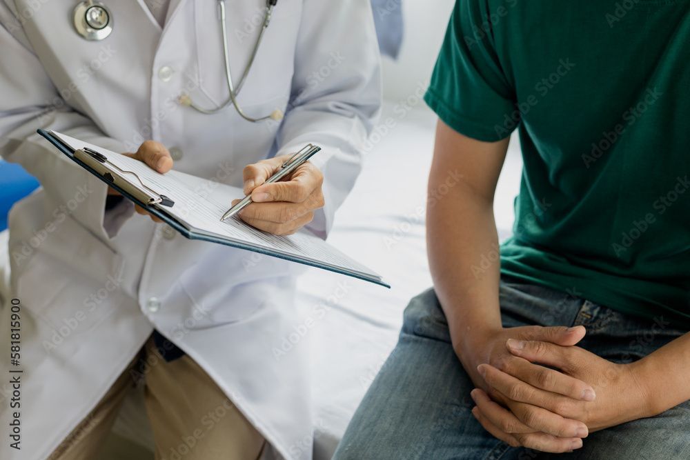 A woman with bladder pain.