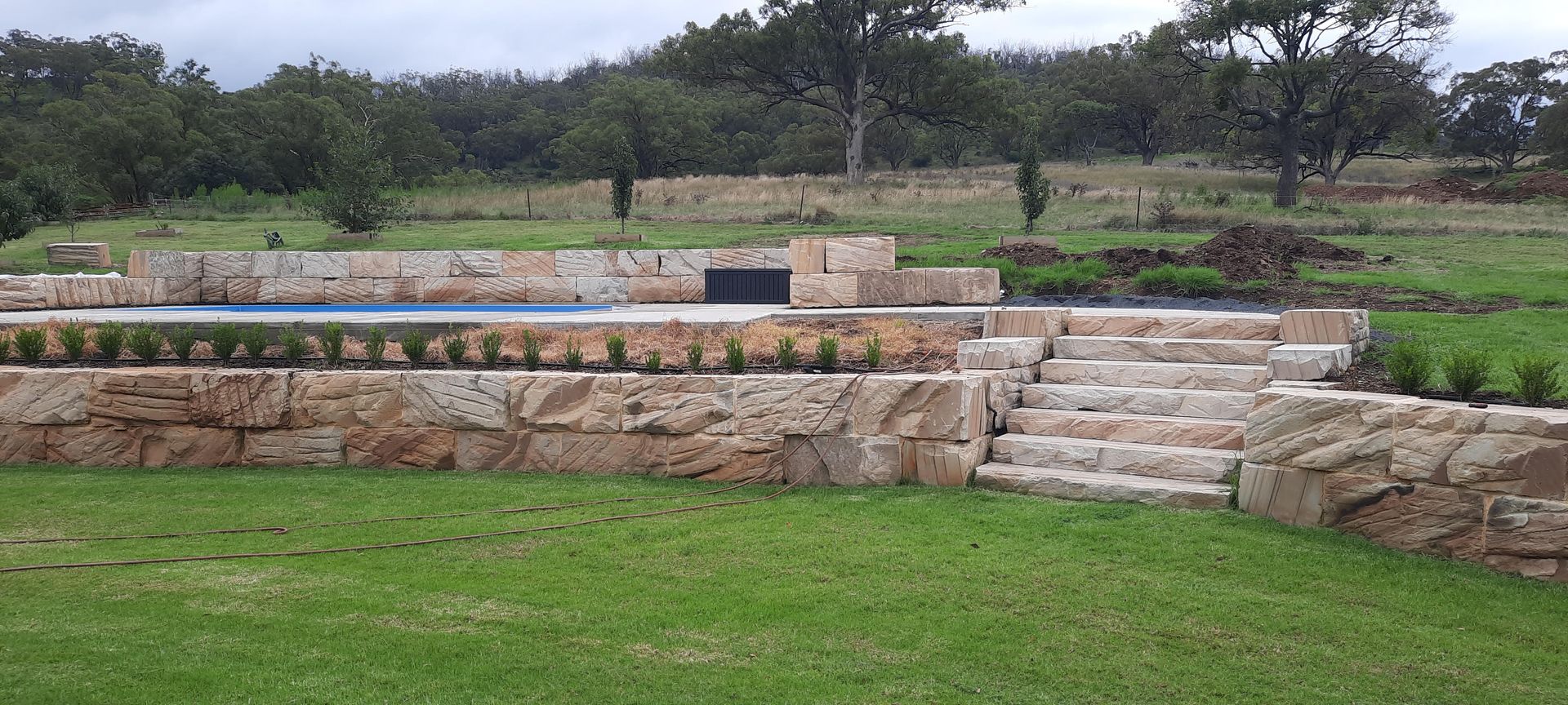 Swimming pool excavation and installation