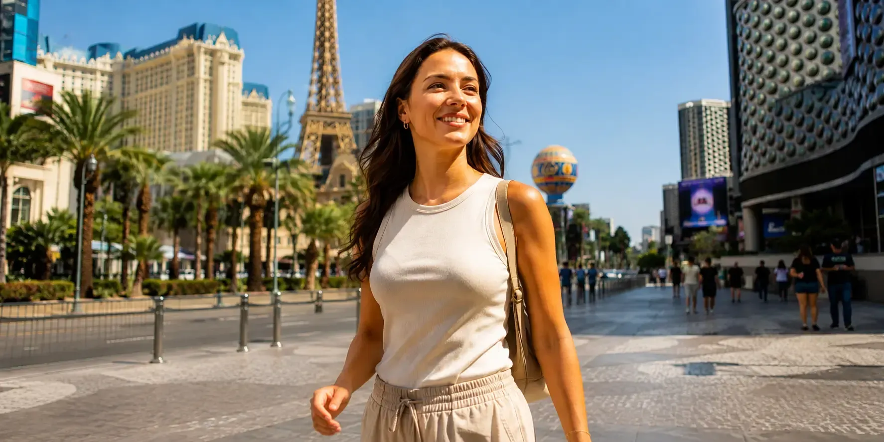 ReHydrate Drip supports hydration and electrolyte replenishment on sunny Las Vegas streets.