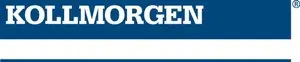 A blue sign that says kollmorgen on it