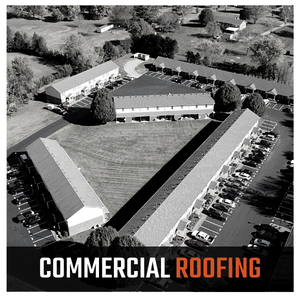 black and white roofing