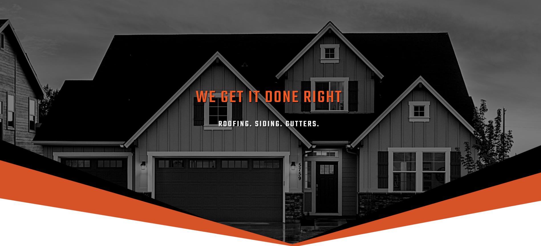 House with text