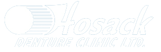 Hosack Jewelry Clinic, Inc. logo in light blue and white, with stylized circular icon and script text