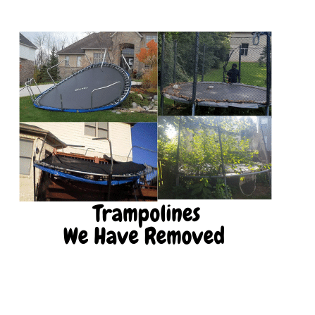 Broken Trampolines — Noblesville, IN — AC Trash Hauling & More Broken Trampolines — Noblesville, IN — AC Trash Hauling & More