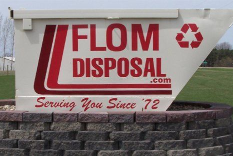 Flom Disposal Signage — Faribault, MN — Flom Disposal Flom Disposal Signage — Faribault, MN — Flom Disposal