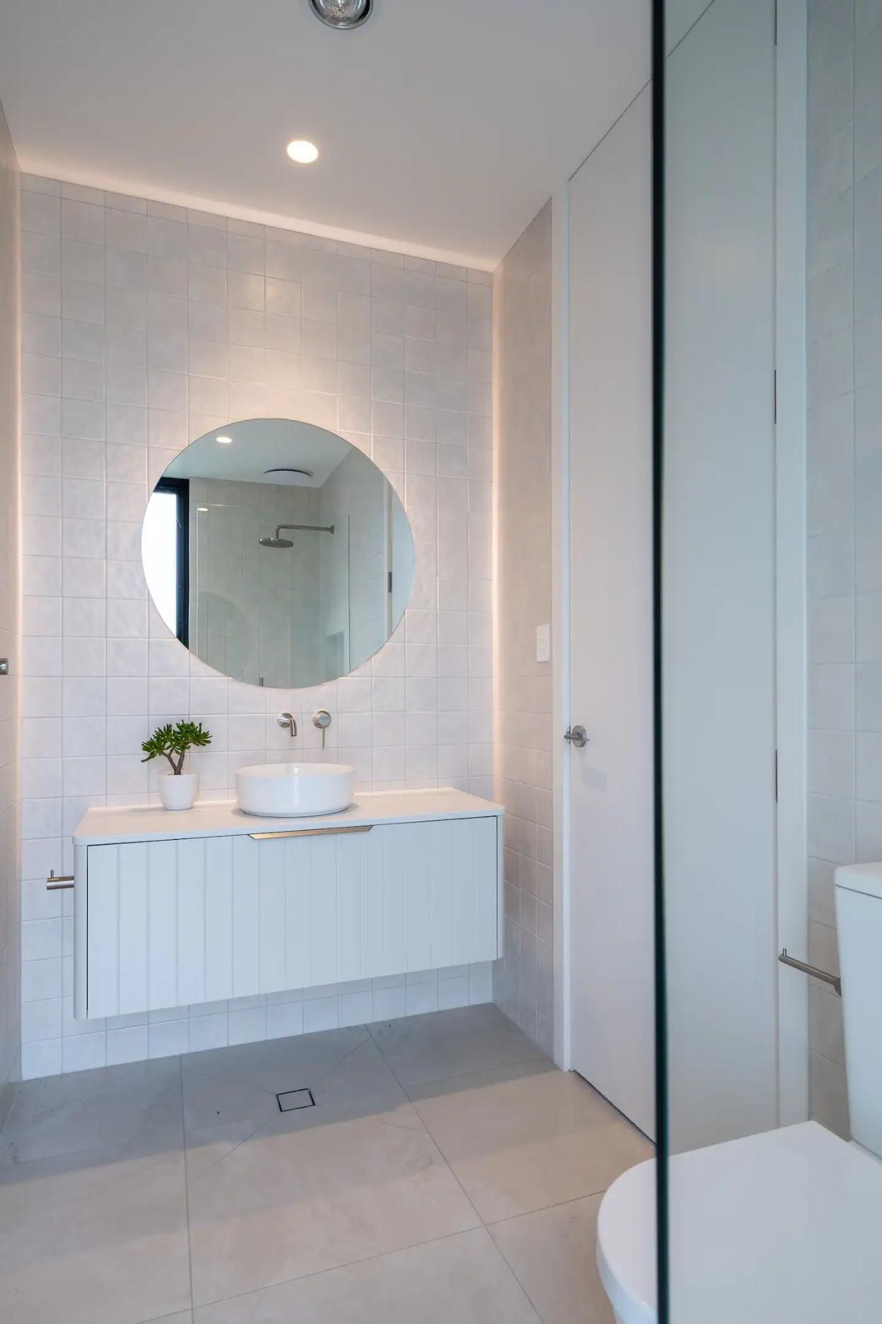 A Bathroom With A Sink , Toilet and Mirror — That Painter Guy In South Nowra, NSW