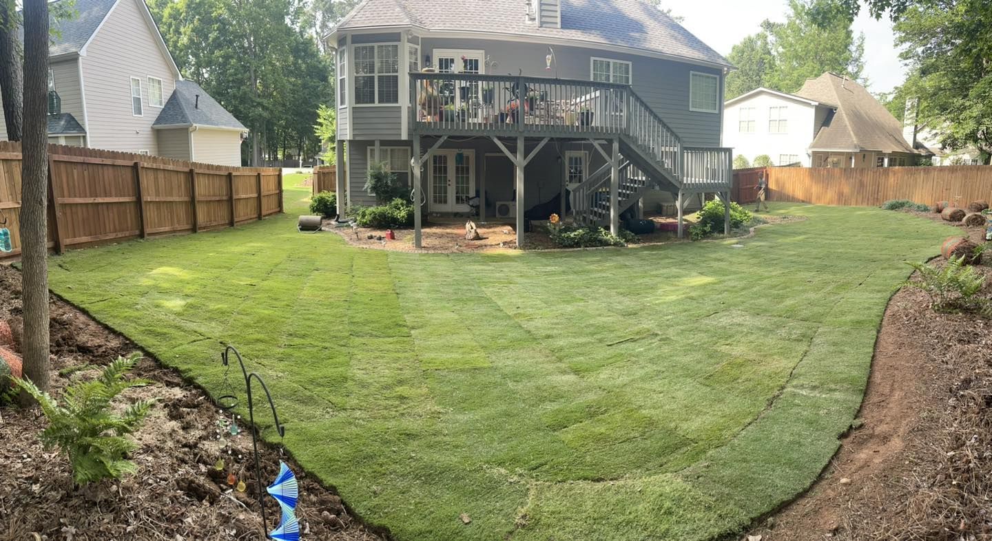 Landscape Design and Sod Installation Canton