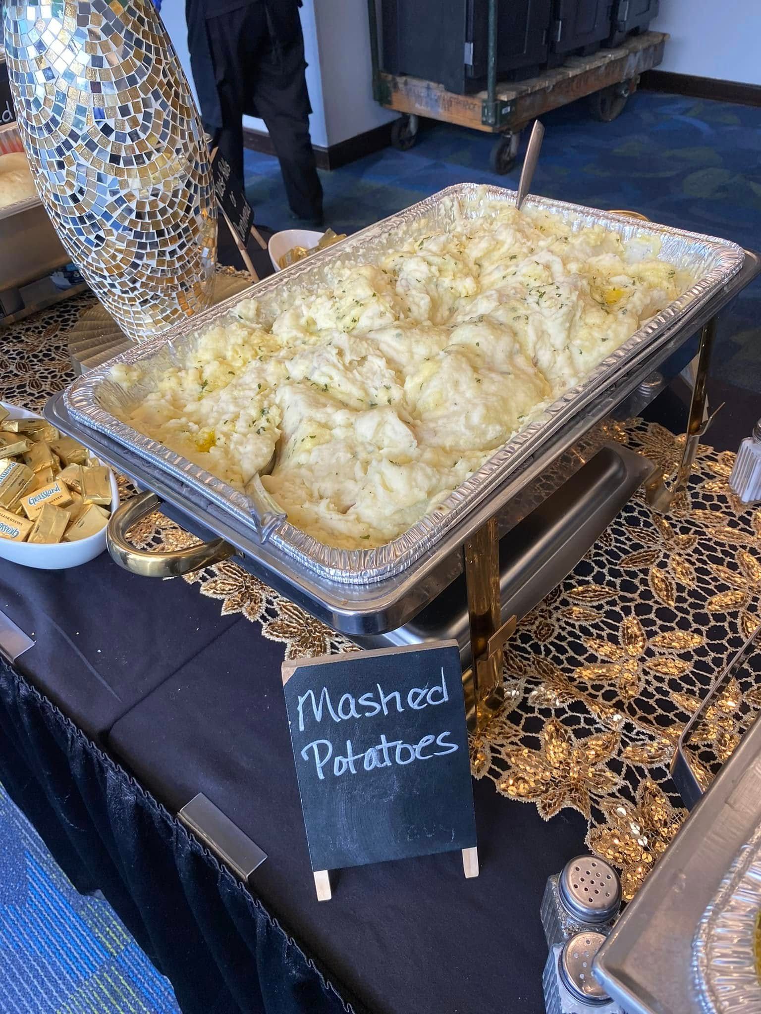 catered mashed potatoes