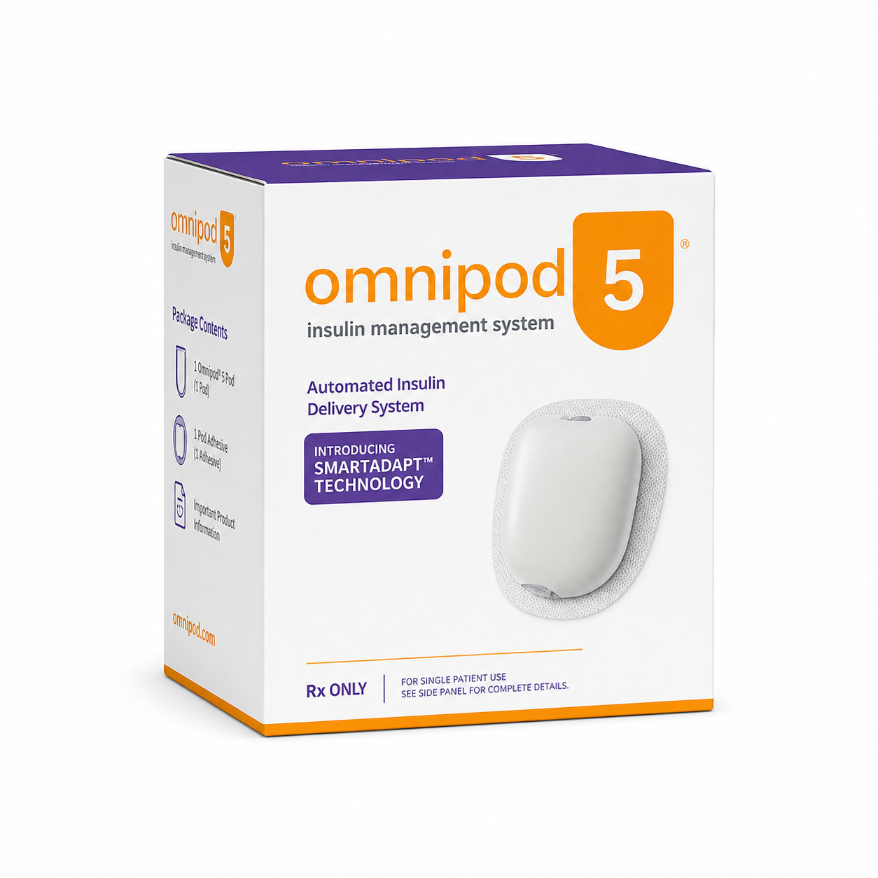 Omnipod 5 pod and PDM device