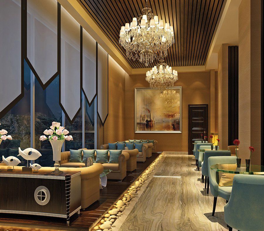 Golden Palace Venue Decoration — Luxury Hotel Lobby and Bar in Dallas, TX