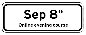 September 8th Online evening drivers ed course