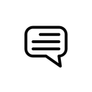 Decorative speech bubble highlighting a testimonial from Janice K