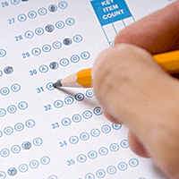 Image of the paper written test